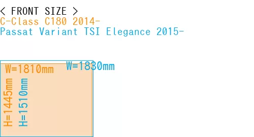 #C-Class C180 2014- + Passat Variant TSI Elegance 2015-